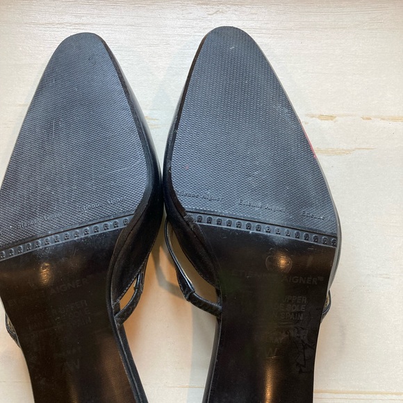 Aigner Black Leather Mules - Picture 4 of 13